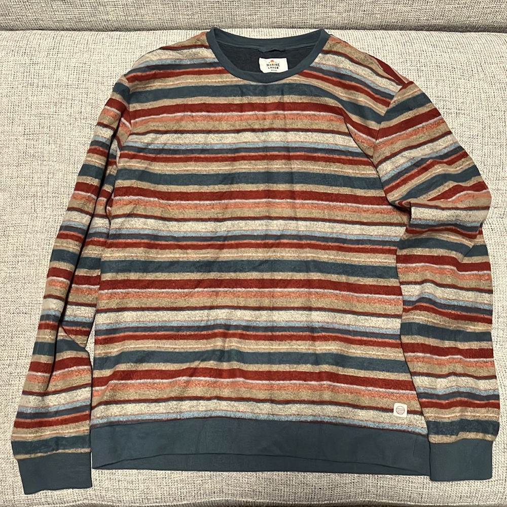 Marine Layer: Signature Fleece Out Crewneck